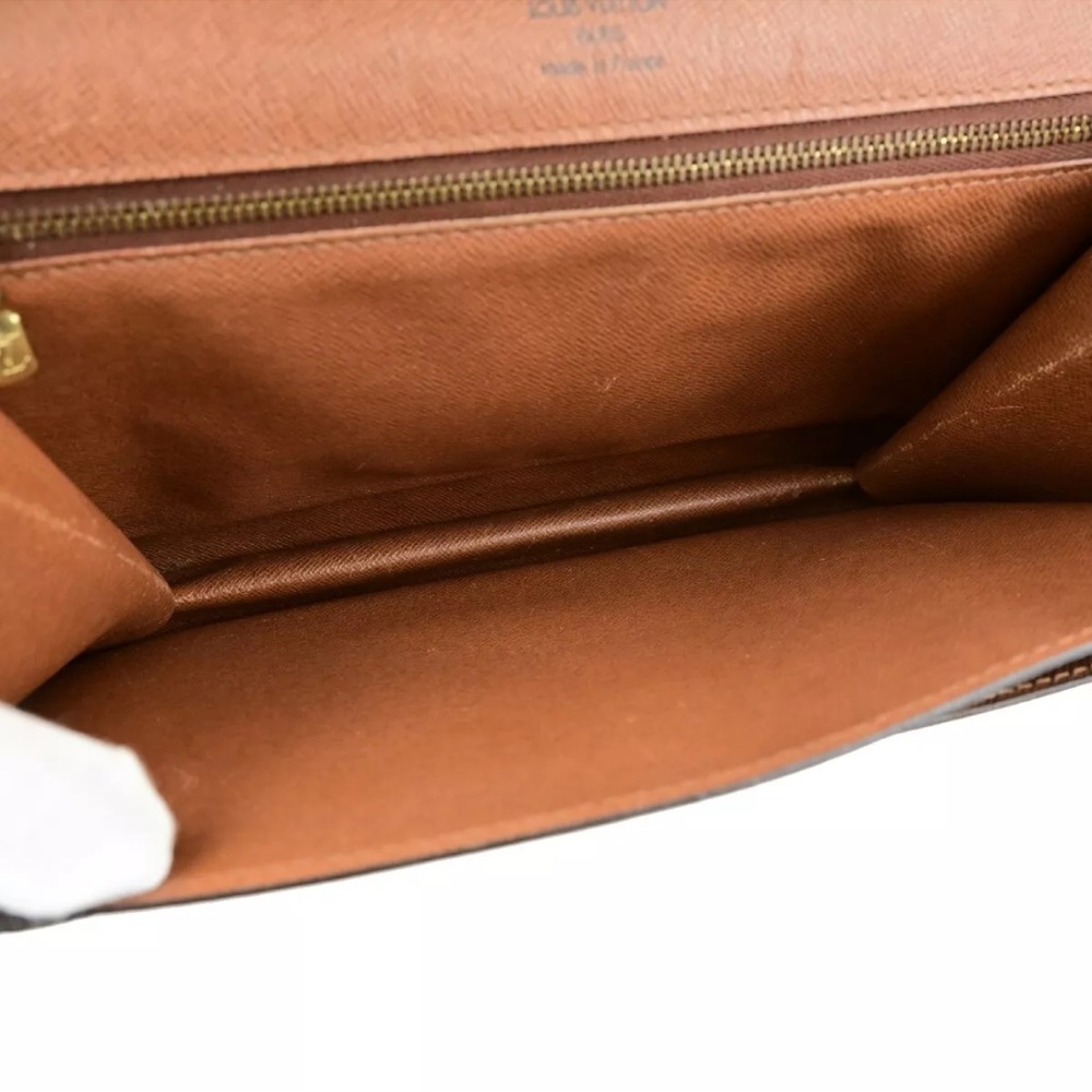 Louis Vuitton LV  Monceau S-Lock Bag Brown Monogram 2-Way Bag - Picture 13 of 14